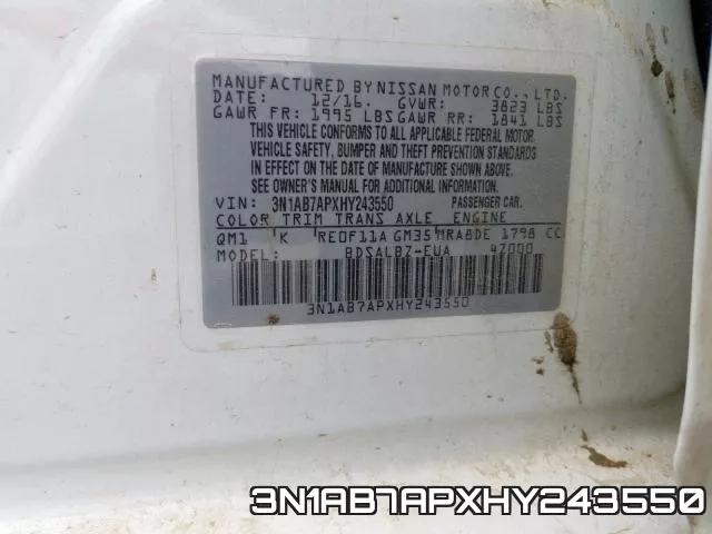 3N1AB7APXHY243550 фото 2