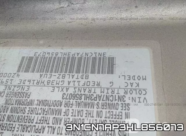 3N1CN7AP3HL856073 фото 10