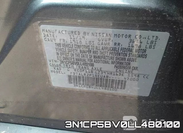 3N1CP5BV0LL480100 фото 10