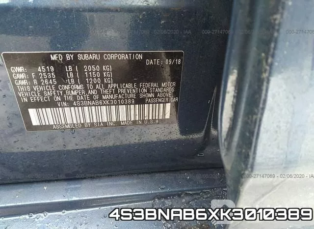 4S3BNAB6XK3010389 фото 10