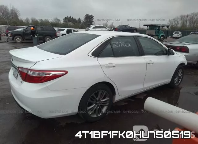 4T1BF1FK0HU750519 фото 5
