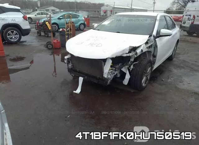 4T1BF1FK0HU750519 фото 7