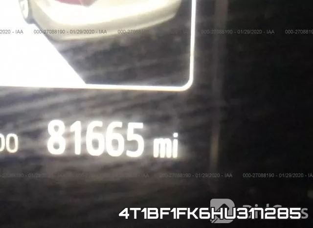 4T1BF1FK6HU317285 фото 8