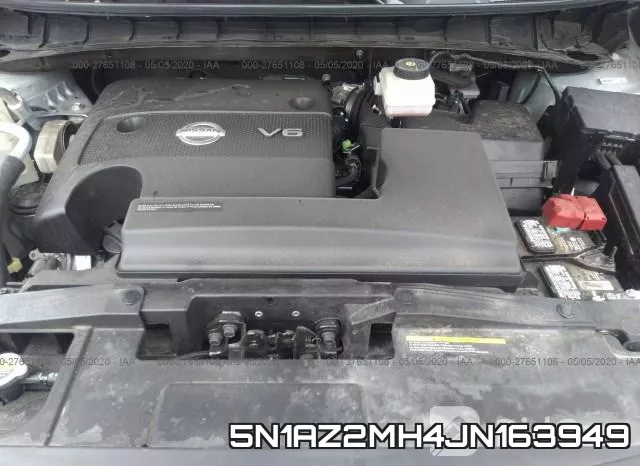 5N1AZ2MH4JN163949 фото 2