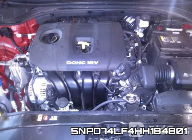 5NPD74LF4HH184801 фото 2