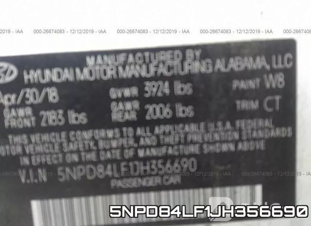 5NPD84LF1JH356690 фото 10