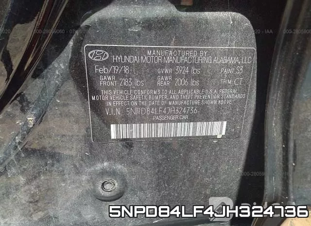 5NPD84LF4JH324736 фото 10