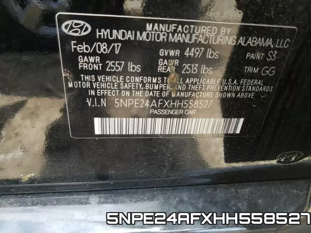 5NPE24AFXHH558527 фото 2