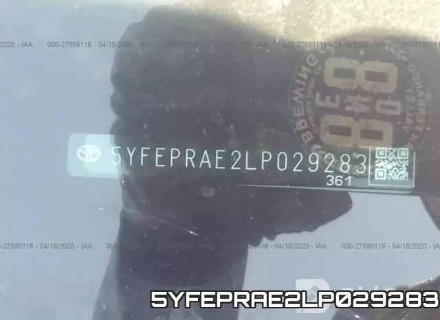 5YFEPRAE2LP029283 фото 10