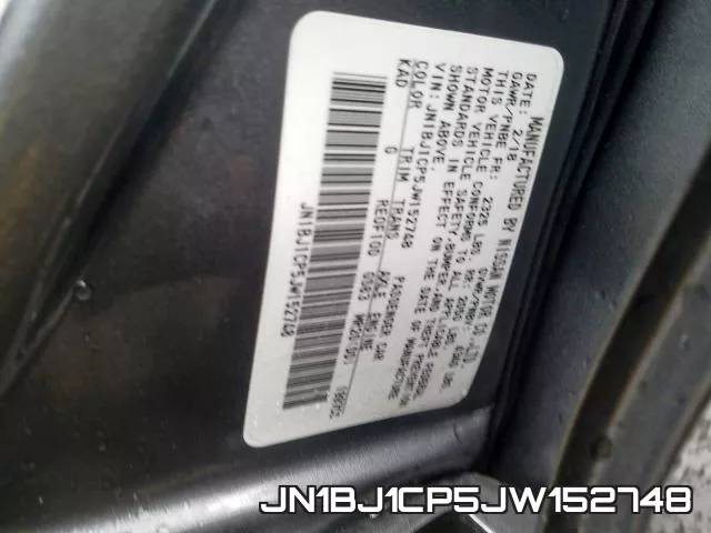 JN1BJ1CP5JW152748 фото 2