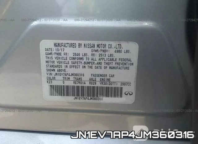 JN1EV7AP4JM360316 фото 10
