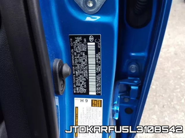 JTDKARFU5L3108542 фото 2