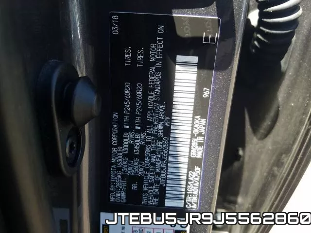 JTEBU5JR9J5562860 фото 2