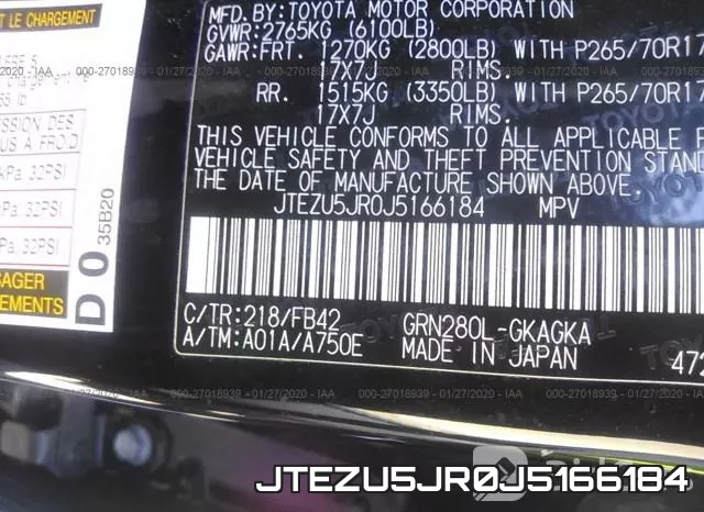 JTEZU5JR0J5166184 фото 10