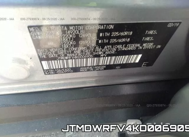JTMDWRFV4KD006905 фото 9