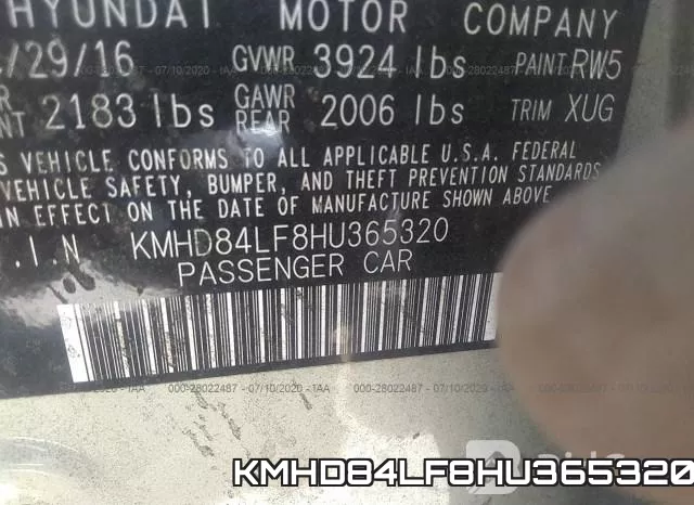 KMHD84LF8HU365320 фото 10