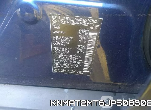 KNMAT2MT6JP508302 фото 10