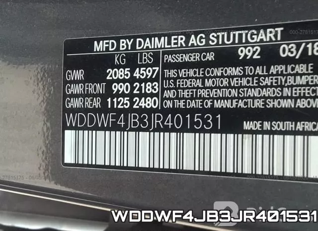WDDWF4JB3JR401531 фото 10