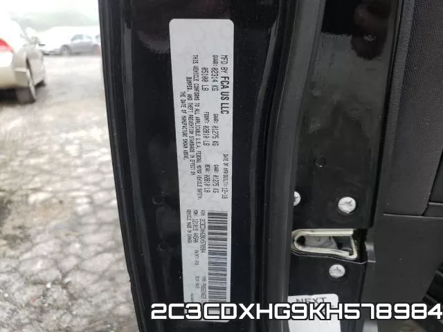 2C3CDXHG9KH578984 фото 2