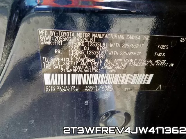 2T3WFREV4JW417362 фото 2