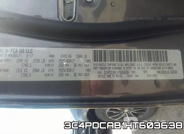 3C4PDCAB1HT603638 фото 10