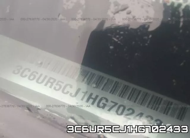 3C6UR5CJ1HG702433 фото 10