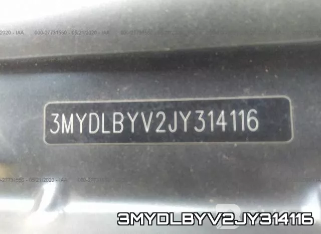 3MYDLBYV2JY314116 фото 9