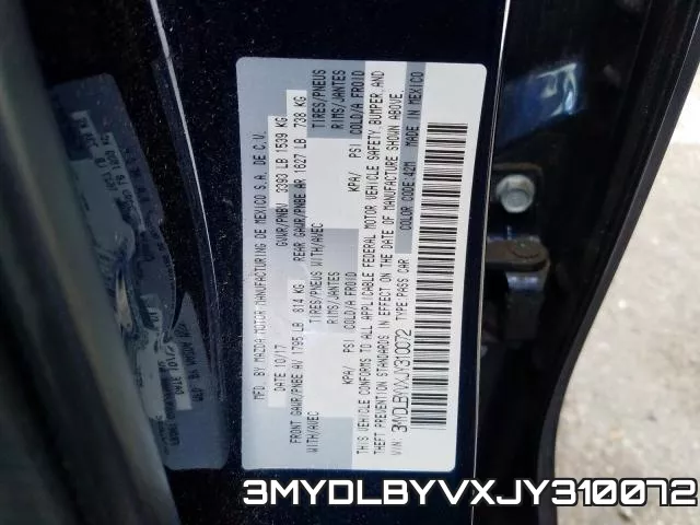 3MYDLBYVXJY310072 фото 2