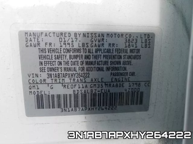 3N1AB7APXHY264222 фото 2