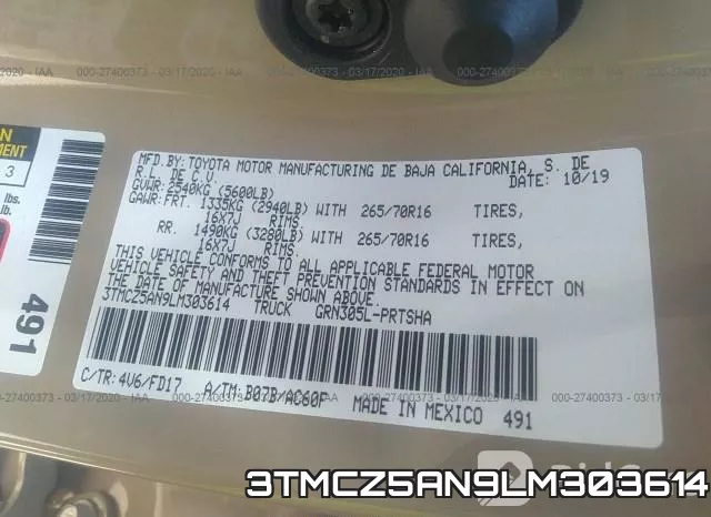 3TMCZ5AN9LM303614 фото 10
