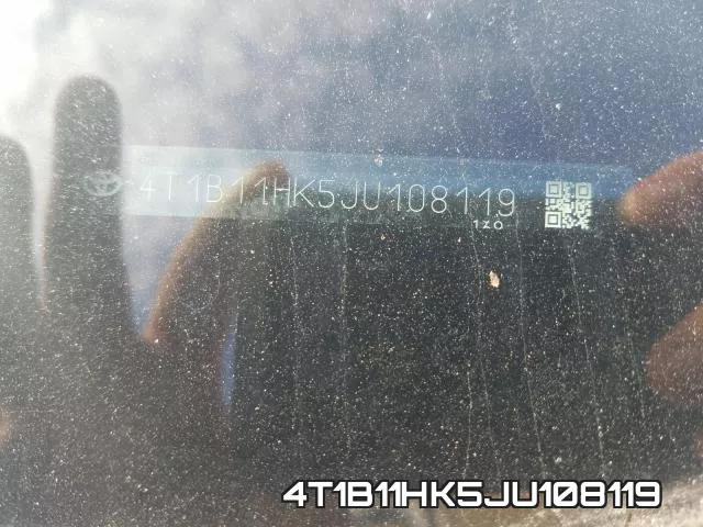 4T1B11HK5JU108119 фото 2