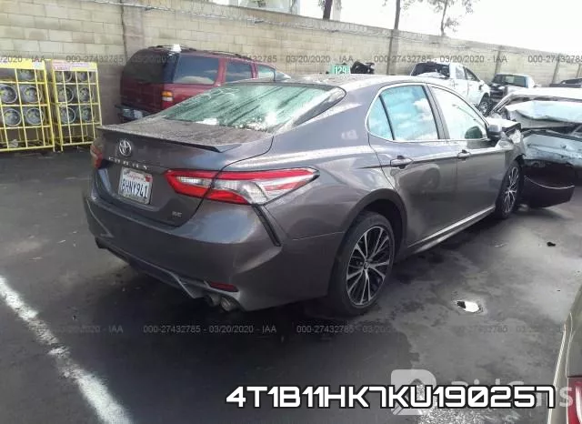 4T1B11HK7KU190257 фото 5