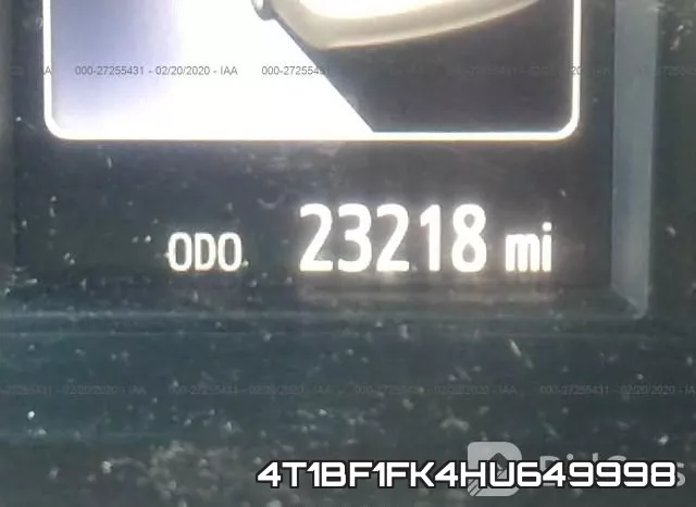4T1BF1FK4HU649998 фото 8