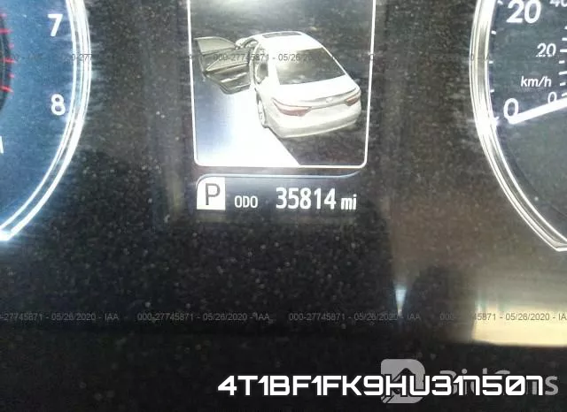4T1BF1FK9HU317507 фото 8