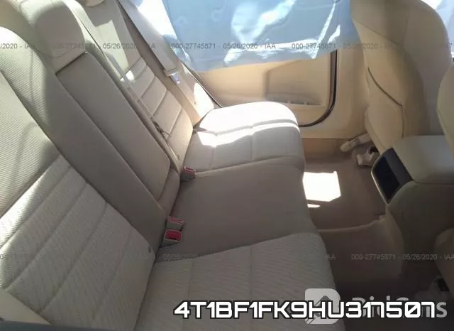 4T1BF1FK9HU317507 фото 9