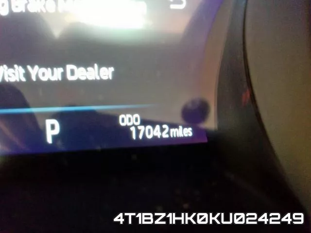 4T1BZ1HK0KU024249 фото 9