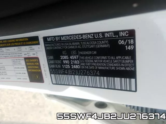 55SWF4JB2JU276374 фото 2