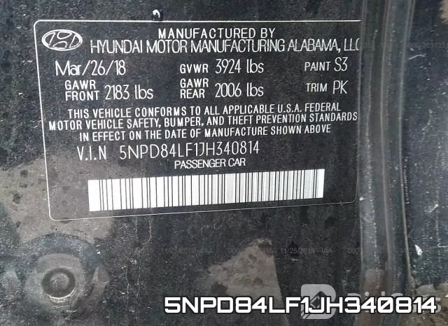 5NPD84LF1JH340814 фото 10
