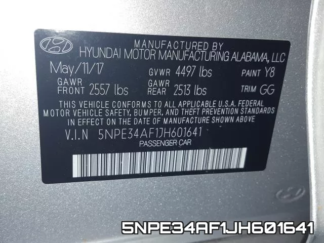 5NPE34AF1JH601641 фото 2