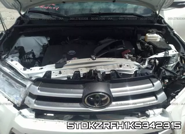 5TDKZRFH1KS342315 фото 2