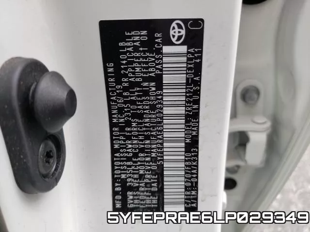 5YFEPRAE6LP029349 фото 2