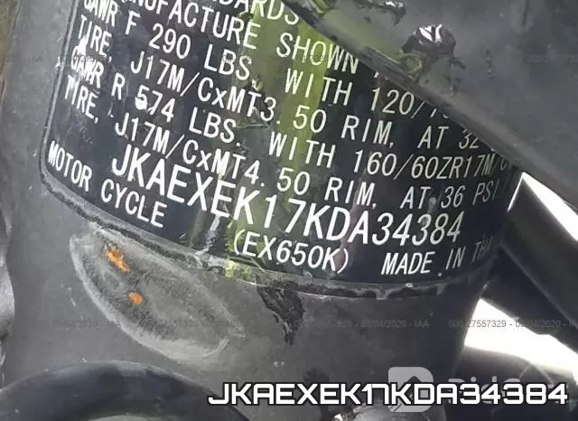JKAEXEK17KDA34384 фото 2
