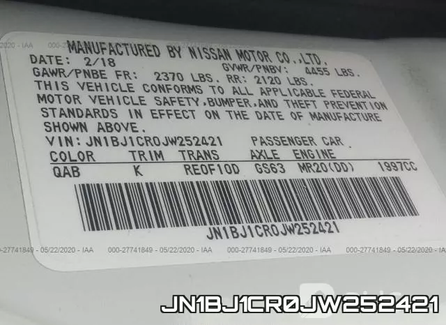 JN1BJ1CR0JW252421 фото 10