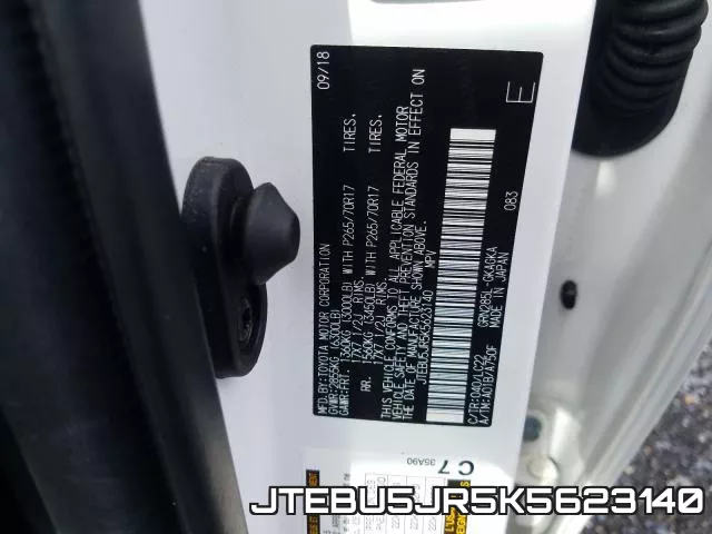 JTEBU5JR5K5623140 фото 2