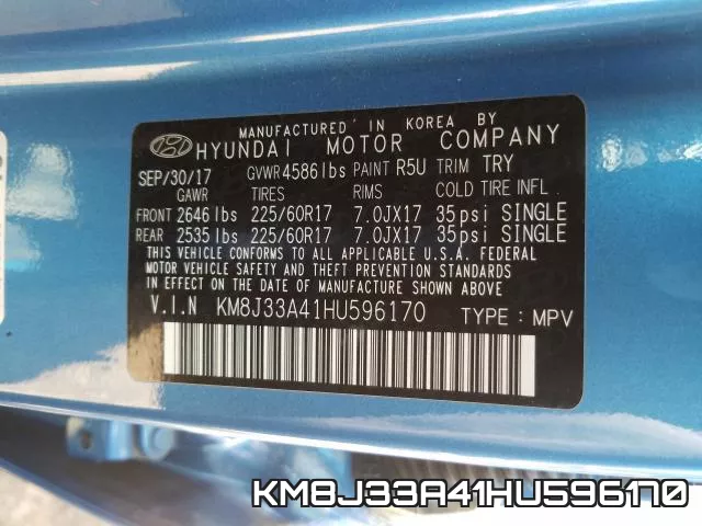 KM8J33A41HU596170 фото 2