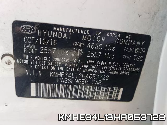 KMHE34L13HA053723 фото 2