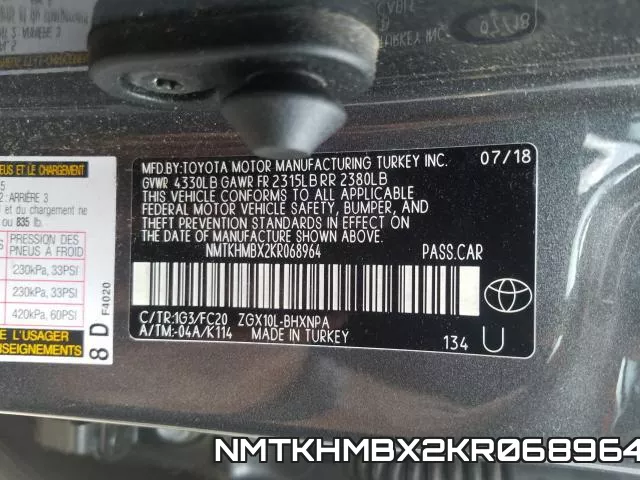 NMTKHMBX2KR068964 фото 2