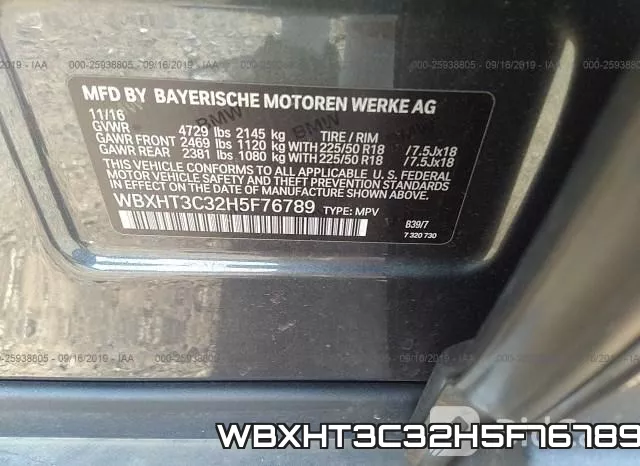 WBXHT3C32H5F76789 фото 10