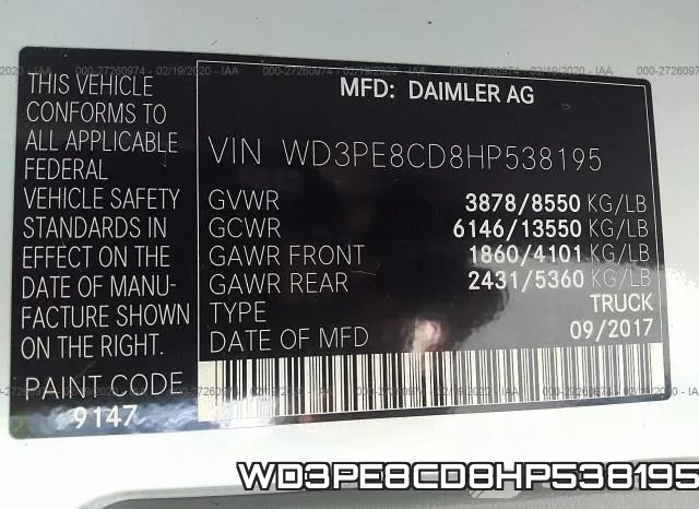 WD3PE8CD8HP538195 фото 10