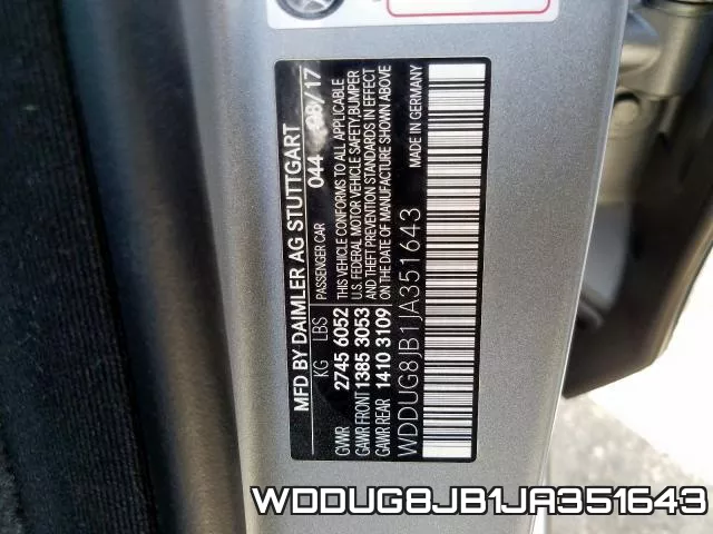 WDDUG8JB1JA351643 фото 2
